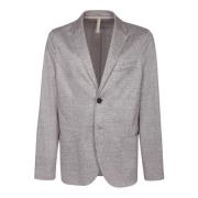 Beige Blazer voor Mannen Ss24 Harris Wharf London , Gray , Heren