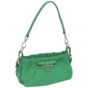 Pre-owned Nylon prada-bags Prada Vintage , Green , Dames