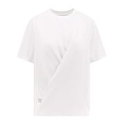 4G Detail Katoenen T-Shirt Givenchy , White , Dames