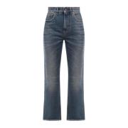 Blauwe Jeans Met Raffelige Pijpen Gemaakt in Italië Golden Goose , Blu...