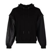 Hoodie Les Hommes , Black , Heren