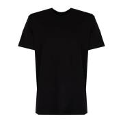 Elegante Ronde Hals T-Shirt Les Hommes , Black , Heren