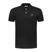 Zwarte Driehoek Polo Shirt Iceberg , Black , Heren