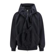 Zwarte Doublehood Sweatshirt met Rits Balenciaga , Black , Heren