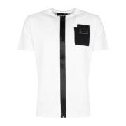 Elegante Ronde Hals T-Shirt Les Hommes , White , Heren