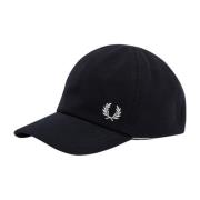 Klassieke Pique Pet Zwart Fred Perry , Black , Heren