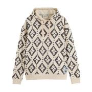 Relaxed Fit AOP Hoodie Sweatshirt Scotch & Soda , Multicolor , Heren