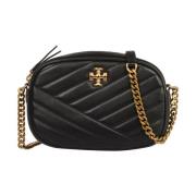 Zwarte Chevron Cameratas Tory Burch , Black , Dames