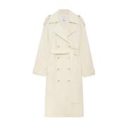 Oversize Trench Rain Coats Anine Bing , Beige , Dames