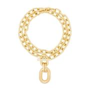 Gouden Link Hanger Sieraden Paco Rabanne , Yellow , Dames