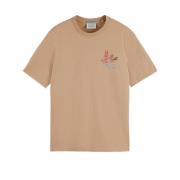 San Francisco Landscape T-shirt Scotch & Soda , Beige , Heren