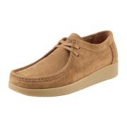 Alba Chrome Free Suede Schoenen Nature Footwear , Beige , Dames