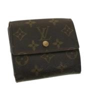 Pre-owned Canvas wallets Louis Vuitton Vintage , Brown , Dames