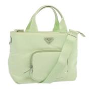 Pre-owned Nylon prada-bags Prada Vintage , Green , Dames