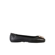 Metalen Plaat Ballerina Flats Tory Burch , Black , Dames