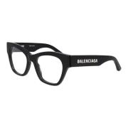 Vierkante Frame Bril Balenciaga , Black , Unisex