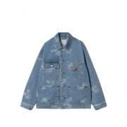 Denim Fantasie Katoenen Jas Carhartt Wip , Blue , Dames