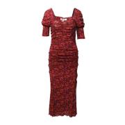 Nylon dresses Diane Von Furstenberg , Red , Dames