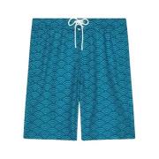 Blauwe Lange Boardshorts Kenzo , Blue , Heren