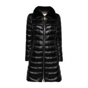 Zwarte Donsveren Paneljas Herno , Black , Dames