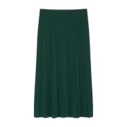 Jersey geplooide rok uitlopend Marc O'Polo , Green , Dames