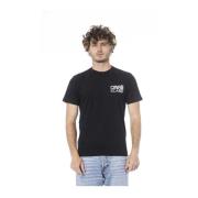 Zwart Logo Crew Neck T-Shirt Cavalli Class , Black , Heren