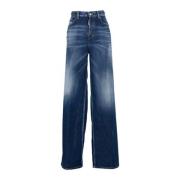 Blauwe Jeans Damesmode Ss24 Dsquared2 , Blue , Dames