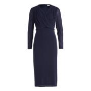 Elegante Lurex Cocktailjurk vera mont , Blue , Dames