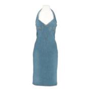 Pre-owned Denim dresses Dolce & Gabbana Pre-owned , Blue , Dames