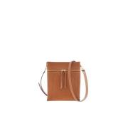 Inro Crossbody Kameel Leren Tas Carolina Herrera , Brown , Dames