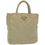 Pre-owned Nylon prada-bags Prada Vintage , Beige , Dames