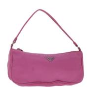 Pre-owned Nylon prada-bags Prada Vintage , Pink , Dames