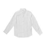 Witte Linnen Shirt Regkylian Stijl Selected Homme , Multicolor , Heren