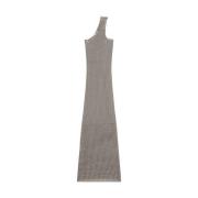 Metallic Grey Gehaakte Jurk IRO , Gray , Dames