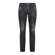 Slim-fit Jeans Dsquared2 , Black , Heren