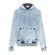 Sweatshirt `D-Um-Rib-S2` Diesel , Blue , Heren