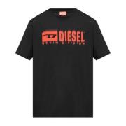 T-shirt `T-Adjust-Q7` Diesel , Black , Heren