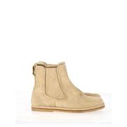 Pre-owned Suede boots Loewe Pre-owned , Beige , Dames