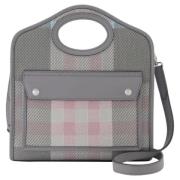 Fabric handbags Burberry , Gray , Dames
