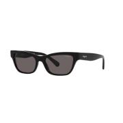 Hailey Bieber Sunglasses Black Vogue , Black , Dames