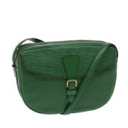 Pre-owned Leather louis-vuitton-bags Louis Vuitton Vintage , Green , D...