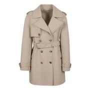 Klassieke Trenchcoat Ermanno Scervino , Beige , Dames