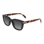 Retro Vierkante Frame Bril Eyewear by David Beckham , Brown , Unisex