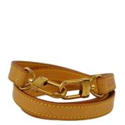 Pre-owned Fabric belts Louis Vuitton Vintage , Yellow , Dames