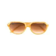 Pre-owned Acetate sunglasses Yves Saint Laurent Vintage , Yellow , Dam...