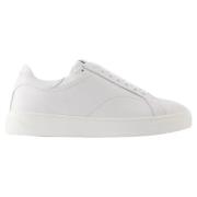 Leather sneakers Lanvin , White , Heren
