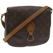 Pre-owned Canvas louis-vuitton-bags Louis Vuitton Vintage , Brown , Da...