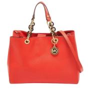 Pre-owned Leather totes Michael Kors Pre-owned , Red , Dames