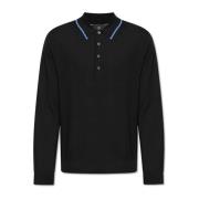 Polo Sweater PS By Paul Smith , Black , Heren