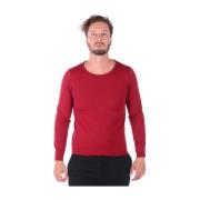 Stijlvolle Sweater Pullover Daniele Alessandrini , Red , Heren